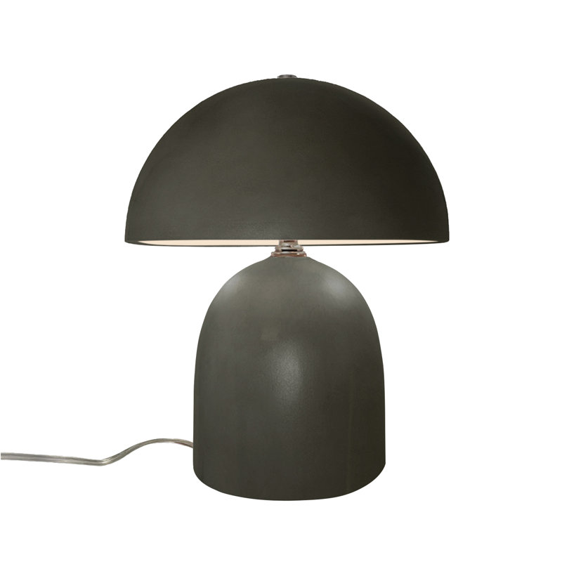 Lampe de table en céramique Percy, Étain vert