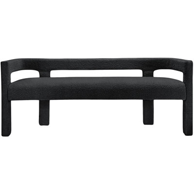 Cedernier Upholstered Boucle Bench