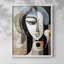 WOMEN Series LXIX  -Premium Framed Print -Ready to Hang - No Nails Required-1909105704-1909105702
