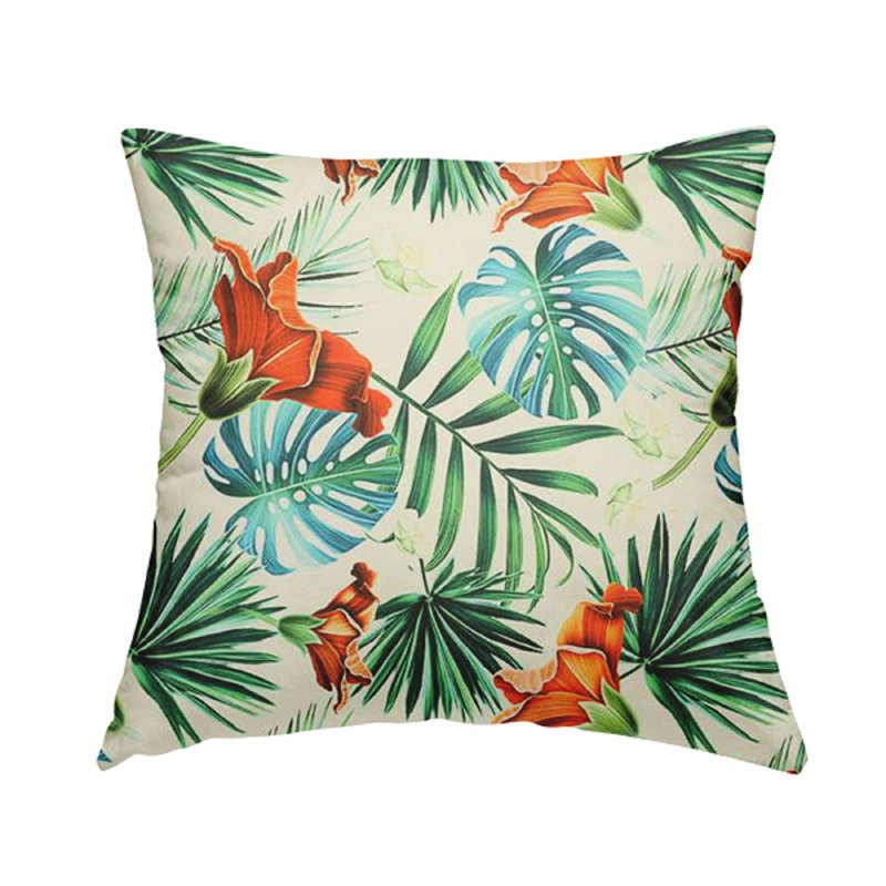 Colis Floral Square Cushion, 43cm H x 43cm W x 5cm D