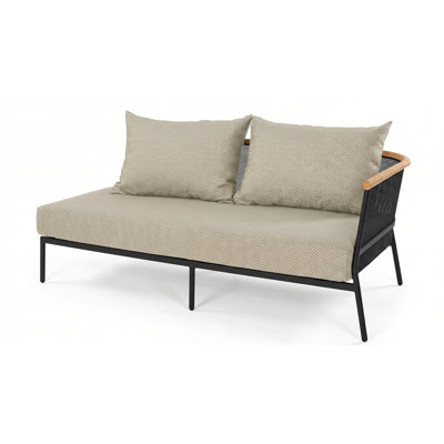 Causeuse 2 places avec coussin