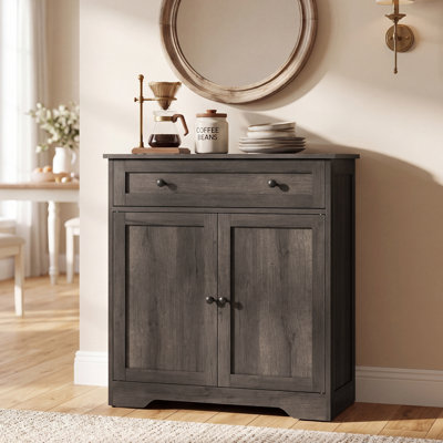 Buffet Cabinet with Drawer, Adjustable Shelves, and 2 Doors