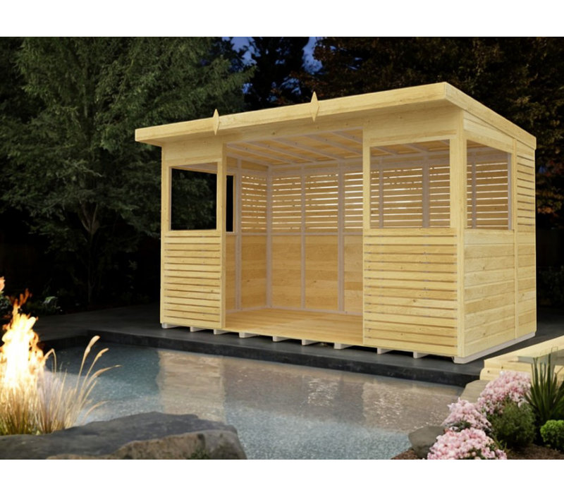 12 x 6 BBQ/Outdoor Kitchen Shelter