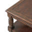 Console Loric de 59 po à 3 niveaux avec tablettes de rangement ouvertes et pieds cannelés Loric-132834019