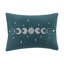 Édredon en velours simple / simple TG - Diamant bleu sarcelle avec coussin décoratif lavable à la machine, fer à vapeur pour une finition lustrée