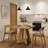 Square Wood Dining Table-325645933