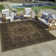 Moorebank Gavin Traditional Bohemian Medallion Border Brown Black Flatweave Indoor/Outdoor Area Rug