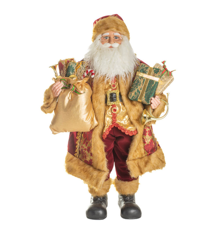 Père Noël classique marron