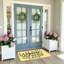 Ornement de porte d'entrée 20 po x 32 po Welcome to Our Beautiful Chaos