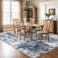 Tapis gris / bleu / ivoire Willington-1683043361