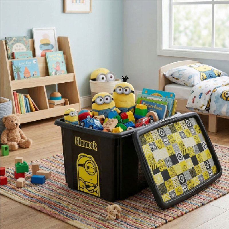 Keeeper Plastic Underbed Storage, 45, Black