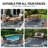 Coastal Border Navy/Ivory Indoor/Outdoor High-Low Area Rug-726824790-726824791