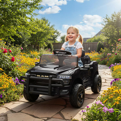 12V Kids Ride on Car, Licensed Ride on Toys for Toddlers with Dual Motors, Parent Remote Control, Rear Suspension, Power Display, Bluetooth Music and LED Lights, 