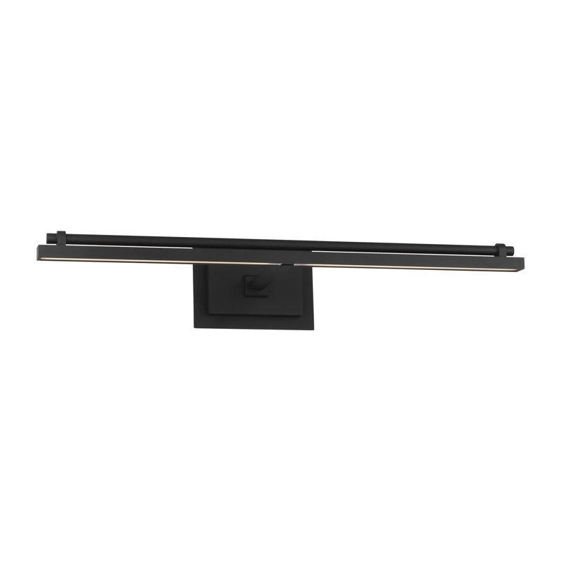 Kal Dimmable LED Wall Mounted Picture Light, Nightshade Black