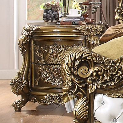 LUXURY MOBILYA TURKISH DESIGN FURNITURE HAND CARVED NIGHTSTAND
