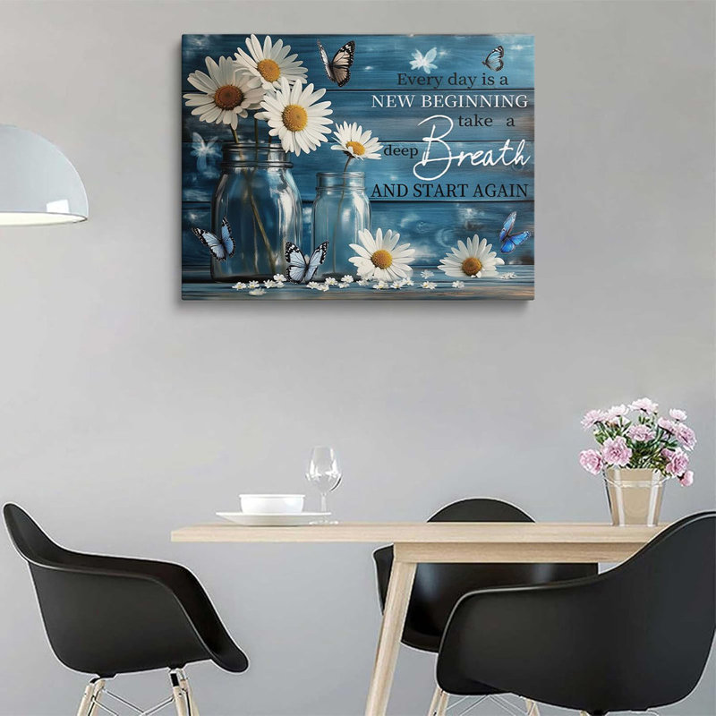 1 Piece Wrapped Canvas Wall Art