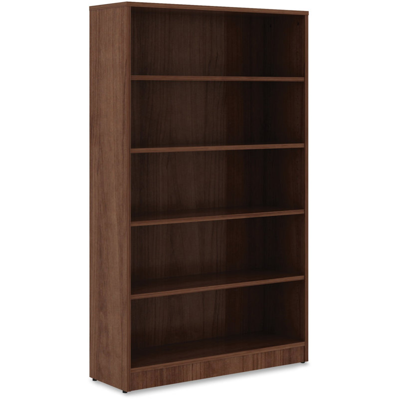Orlanda Bookcase, Walnut, (5 Shelves) 60" H x 36" W x 12" D