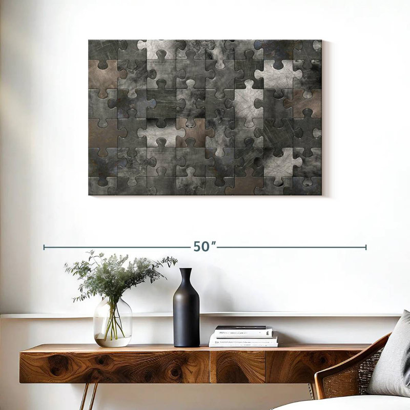 Kerner Metal Puzzle, 24" H x 36" W
