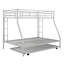 Lit simple sur lit double avec structure en acier robuste, lit superposé avec lit gigogne simple, échelles à deux côtés-1711515247