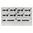10 Slot Cellphone iPad Locker Storage Charging Station