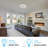 Adyaan Acrylic LED Flush Mount