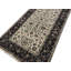 Tapis ivoire et noir noué à la main de haute qualité