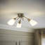 Mireia Glass Semi Flush Mount-34605235