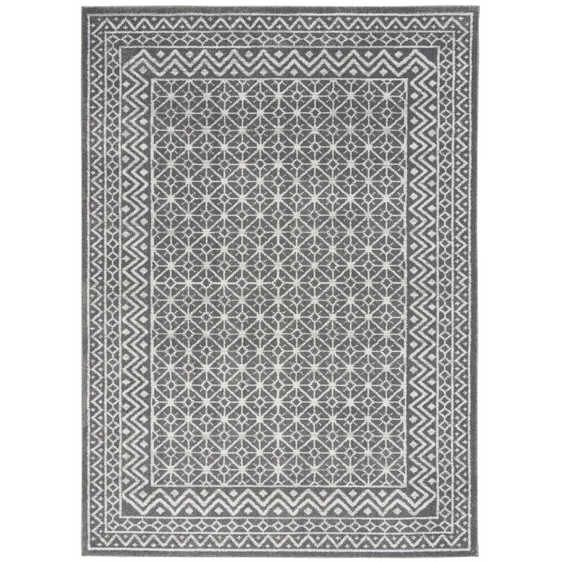 Tapis noir Awar, Rectangle 5 pi 3 po x 7 pi 3 po