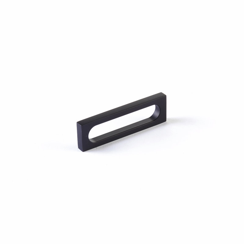 Poignée d'armoire Schaub, Noir mat, 3 1/2"