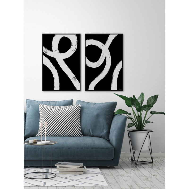 Seek The Path by Parvez Taj - 2 Piece Floater Frame Painting Set on Canvas, 152" H x 101" W x 3.81" D