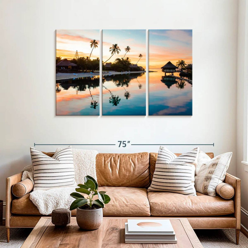 Kavia Palm Beach Reflection, 36" H x 57" W