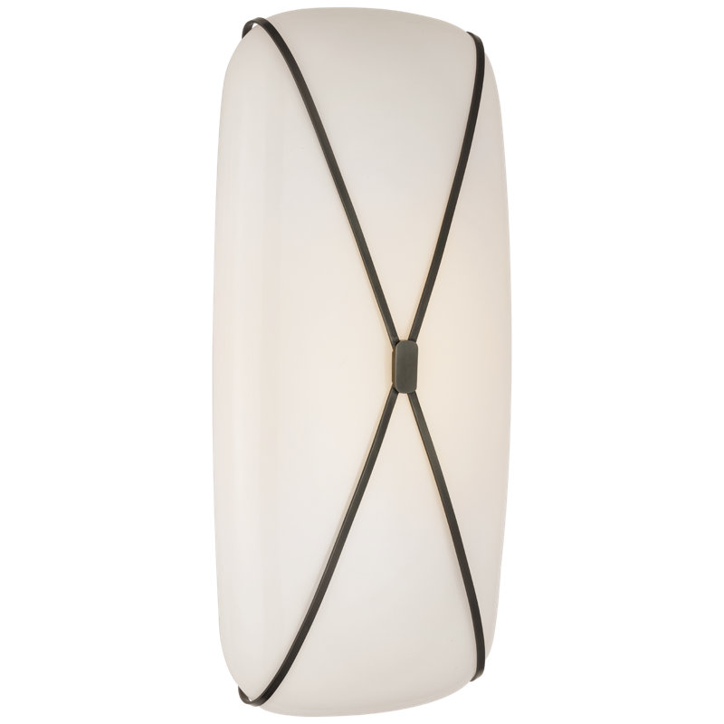 Fondant 1 - Light LED Bath Sconce, Gun Metal