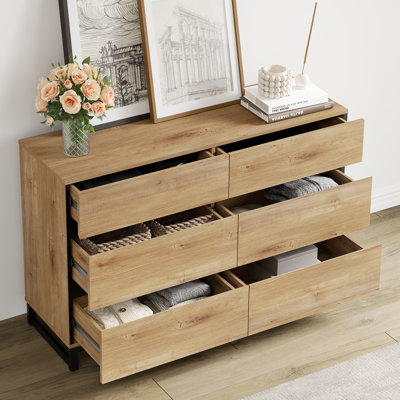 4-Piece Modern Bedroom Furniture Set, 94.5-Inch Dresser With 12 Drawers And 2 Nightstands Featuring Drawer And Cabinet Design, Bedroom Set Of 4