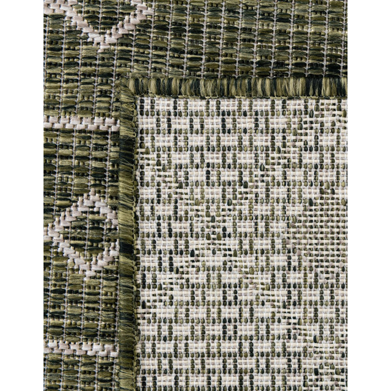 Adley Geometric Indoor / Outdoor Rug, Square 10'8"