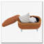 Banc de rangement avec repose-pieds en tissu-1308826149