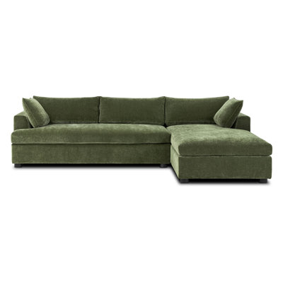 Funke Fabric Sleeper Sectional With Storage