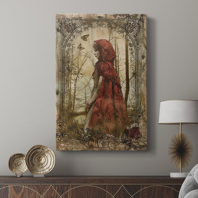 WOMEN Series CCCCXI - Toile tendue avec châssis de qualité supérieure - Prêt à être accroché, H 18 po x l 12 po