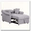 Fauteuil convertible Chenille 3 en 1 avec dossier réglable-1756837940