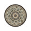 Table d'appoint de patio avec tablette, brun et noir-130564068