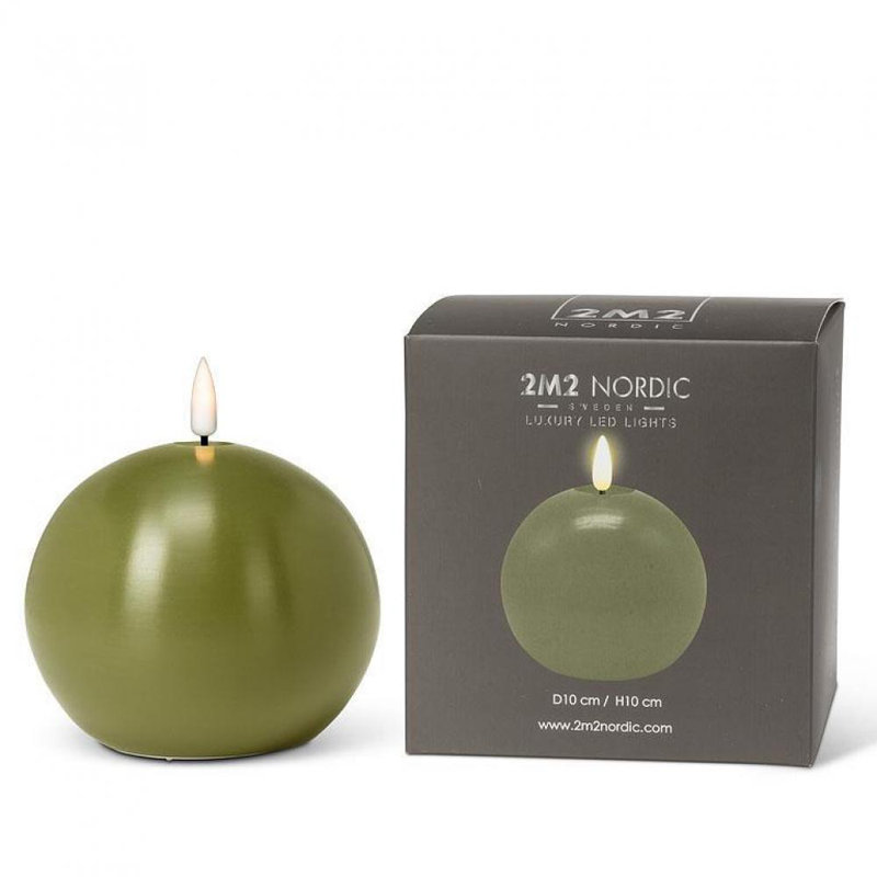 Bougie sans flamme et sans parfum, Vert