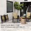Ensemble de 4 chaises de patio pliantes Outsunny-2130397573