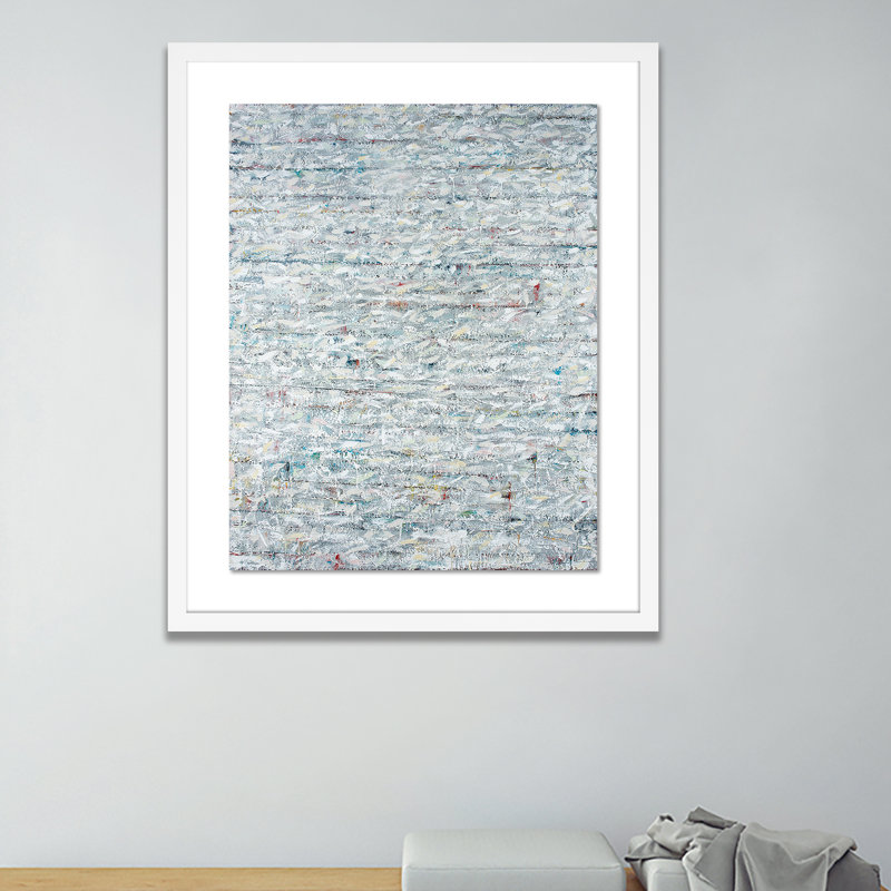 Deconstructing The Myth #2 Painting by Brad Ellis, White, 40" H x 34" W x 2.5" D