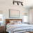 Plug In Track Lighting, LED Rotatable Heads 5 Ways Track Lighting, Track Lighting Fixtures Ceiling, Modern Black Track Light For Kitchen, Living Room. (Built-In LED Bulbs Included)-2101812780