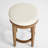 Archon Swivel Upholstered Counter Stool with Solid Wood Frame