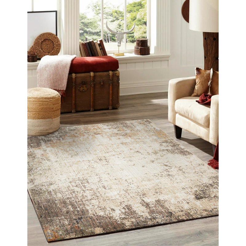 Zulene Abstract Indoor Rug, Rectangle 8'10" x 11'10"