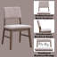 Ensemble de 2 chaises d'appoint en velours côtelé et noyer Seda Dusty Mauve-1492506327