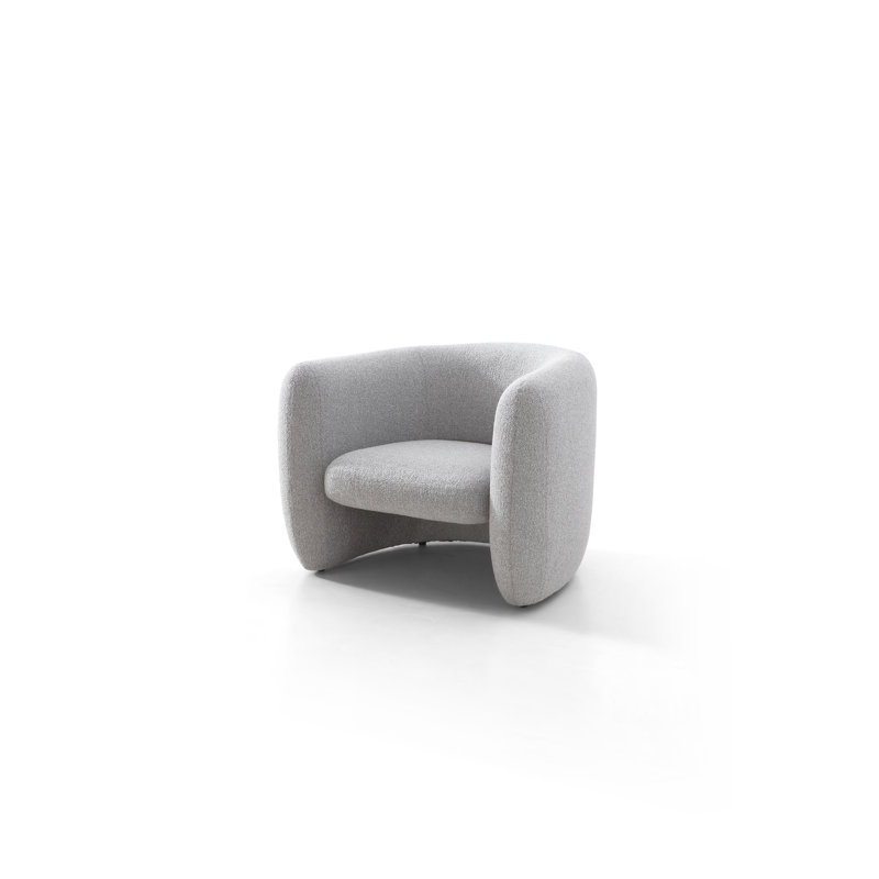 Fauteuil Harvest, Tissu gris