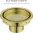 Round Design Tile-In Shower Drain With Adjustable Shower Drain Base Flange