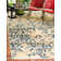 Newt Washable Floral Indoor / Outdoor Rug