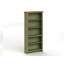 Bibliothèque haute 5 tablettes, aucun assemblage requis